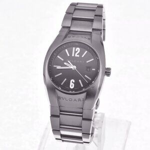 BVLGARI Date black Dial Silver Womens Watch